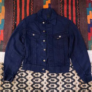 Vintage Dark Blue Lee Trucker Jacket - Unique color - Women's S/Men's XS